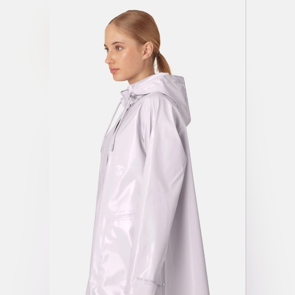 Ilse Jacobsen Light Purple Hooded Raincoat